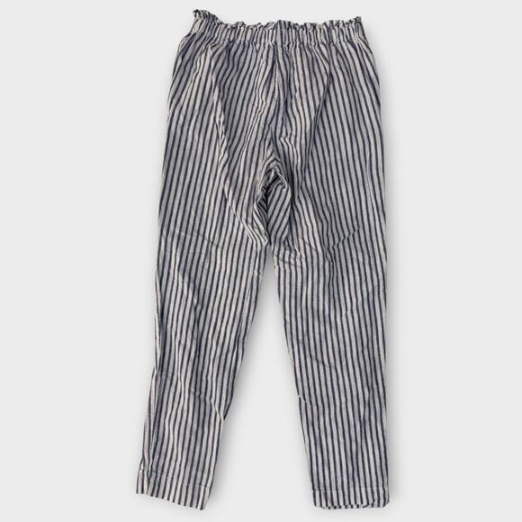 BLL BeachLunchLounge Small Blue Stripe Pants Linen Cotton Blend - Picture 8 of 9